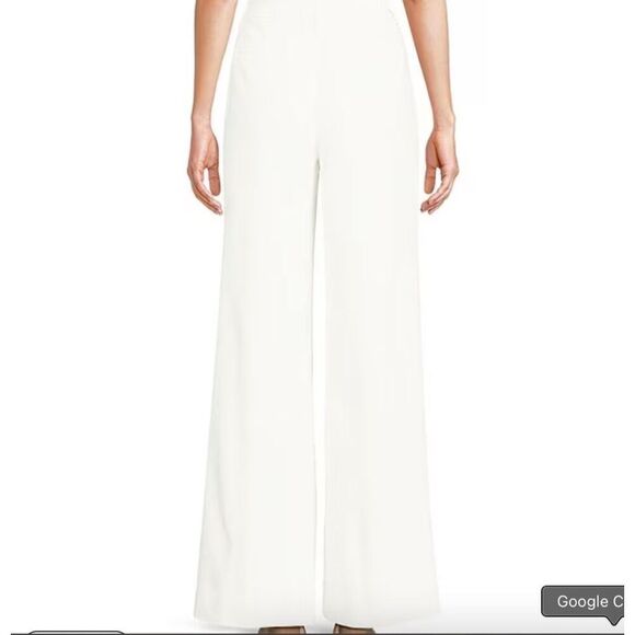 NWT Lilly Pulitzer 33" Colletti High Rise Trouser in Coconut- size 10 - Picture 2 of 12